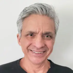 Woman holding Derma Essential